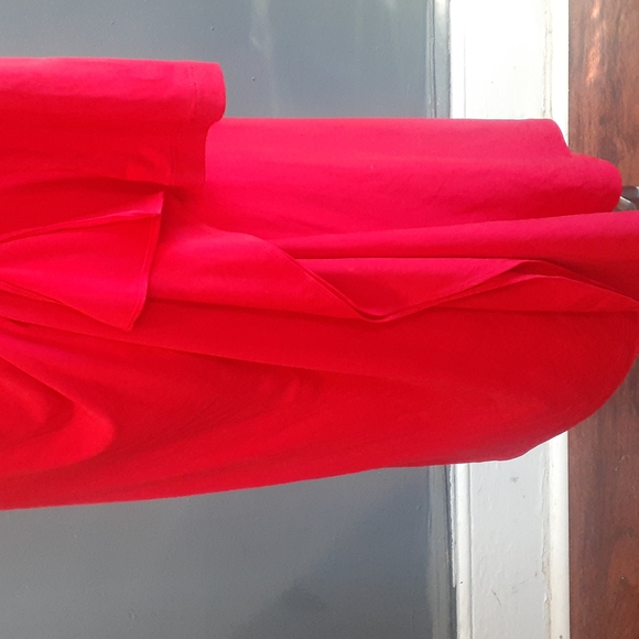 Eliza j women's red faux wrap dress size 4p - Picture 8 of 17